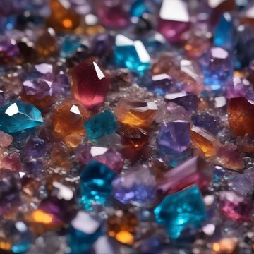 A time-lapse photograph capturing the growth of crystals in a supersaturated solution3