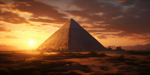 Fototapeta na wymiar great pyramid of giza egypt