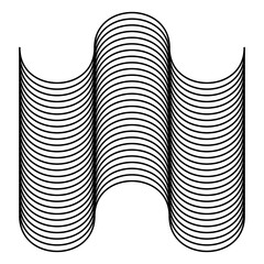 Linear Geometric Shape Illustration Set - 10
