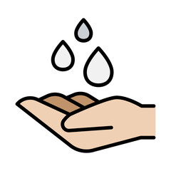 Washing hand icon