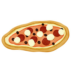 Pizza drawing