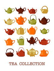 Collection théières tea addict