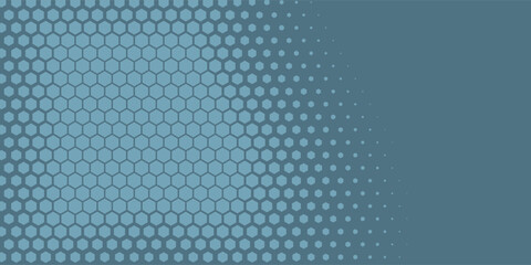 Geometric abstract Hexagon Two Color Background