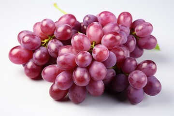 Fototapeta premium A bunch of sweet, seedless grapes. isolation white background,Generated with AI