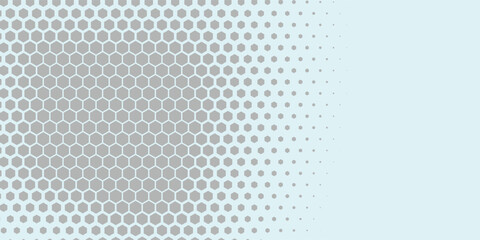 Geometric abstract Hexagon Two Color Background