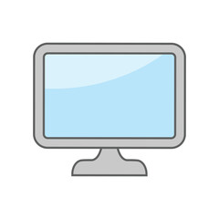 Monitor Icon Vector Illustration