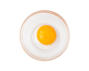 Egg Yolks in Bowl, Fresh Chicken Egg Yolk Separated from Whites for Cooking Recipe, Organic Yolks...