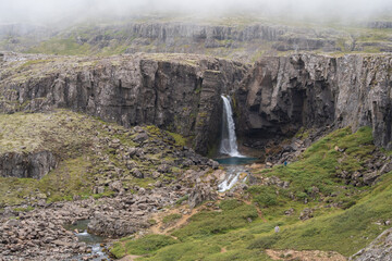 Foladafoss, ringroad, waterfall in Iceland