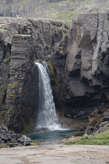 Foladafoss, ringroad, waterfall in Iceland