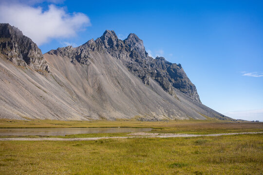 Vestrahorn mount, from Stokksnes, Iceland