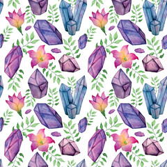 Watercolor seamless pattern