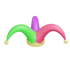 3d Clown Hat