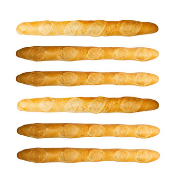 French Baguette Isolated