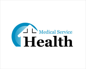 home medical care logo for clinic and health service