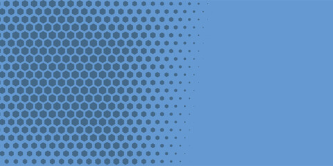 Geometric abstract Hexagon Two Color Background