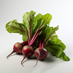 beetroot on the white background