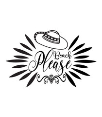 Beach Please,SVG DESIGNS