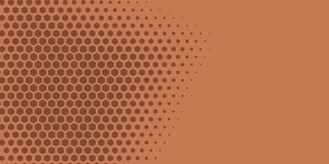 Obraz premium Geometric abstract Hexagon Two Color Background
