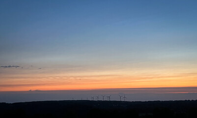 wunderschöner Morgenhimmel