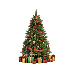 Obraz na płótnie Canvas christmas tree with presents