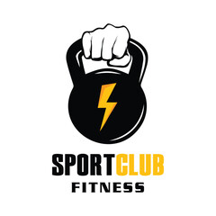 Fitnesss GYM Logo Illustratin Design - Logo template sport club logo or emblem Designs 2