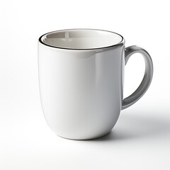 View Coffee Mug On A Completely White Background 8, Isolated On White Background, High Quality Photo, Hd