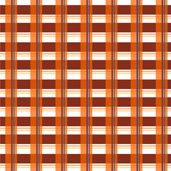 Autumn theme tartan plaid grid pattern