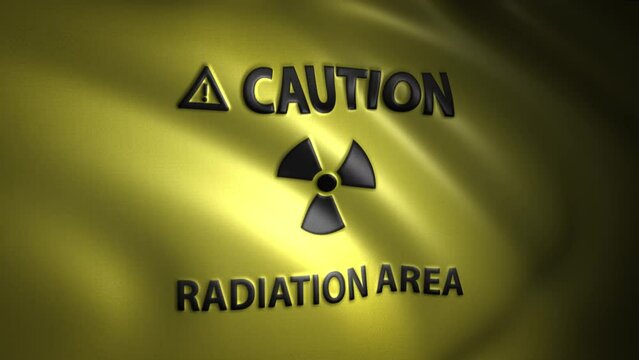 Animated "Radiation Area" with Symbol Flag
