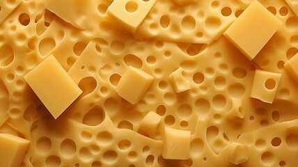 texture cheese yellow background food, dairy product natural eco. fictional computer graphics - obrazy, fototapety, plakaty