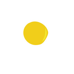 Sunny side up egg vector illustration 