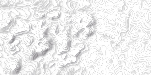 Black and white background, Abstract topographic contours map background . Abstract white pattern topography vector background . The topographic map contour in lines and contours isolated transparent