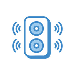 Speakers icon vector stock illustration