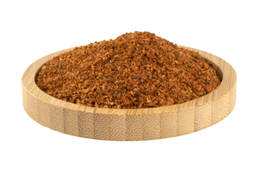 cajun spice in a wooden bowl