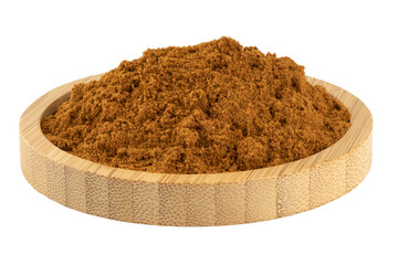 meatball seasoning in a wooden bowl