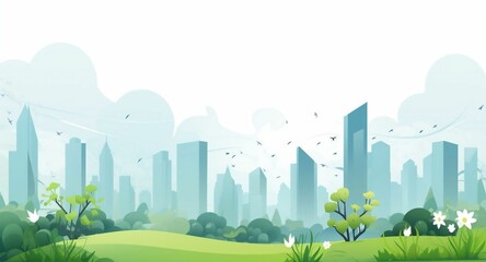 Fototapeta premium background Urban Nature concept 