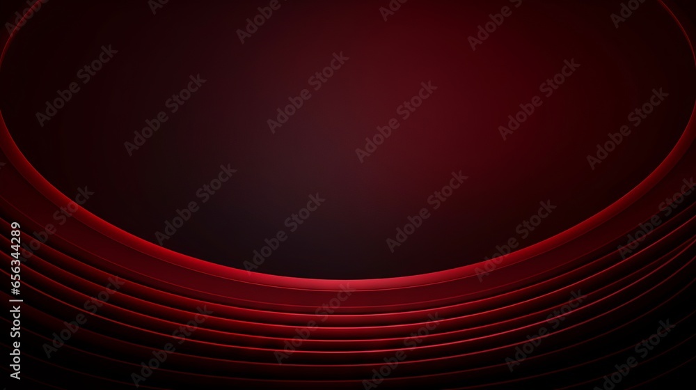Aufkleber dark red circular pattern with 3d lines and radio waves. elegant abstract design for love and sale b