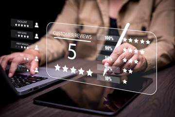 Smartphones with User satisfaction ratings, customer survey ideas, and product and service quality...