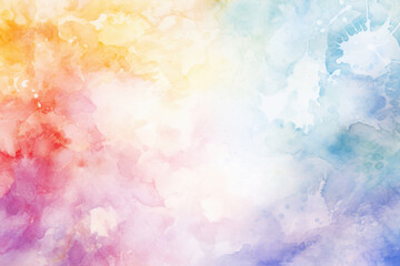 Abstract watercolor background. Multicolored paint streaks.