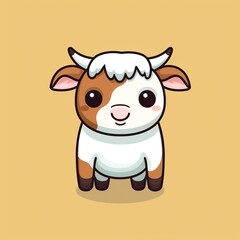 cute cow cartoon