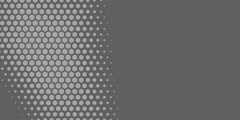 Geometric abstract Hexagon Two Color Background