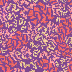 Urban abstract colorful seamless hand drawn pattern 