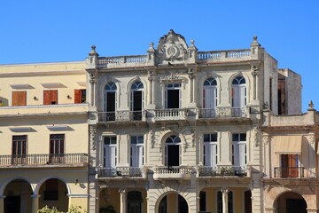 Plaza Vieja in Havana, Cuba