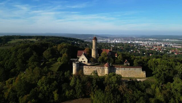 4K Drohnen Video der Altenburg in Bamberg