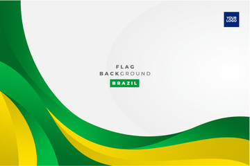 Brazil Flag Background.