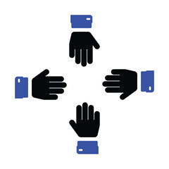 Teamwork Cooperation Icon