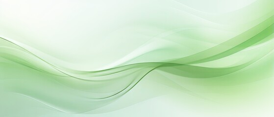 Green background with light green wide banner: a perfect setting for minimalist projects