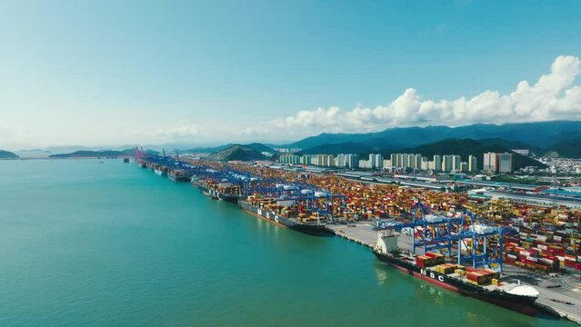 한국, 부산 신항만 South Korea busan newport