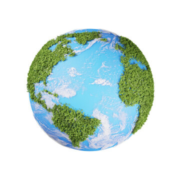 world earth global isolated. world earth global element isolated. world earth element global 3d render. concept of sustainability eco environment