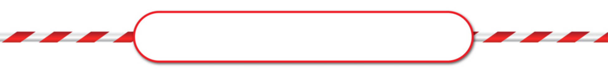 Blank Christmas Sign Frame with White Background - Add Your Copy - Good for Web Banners