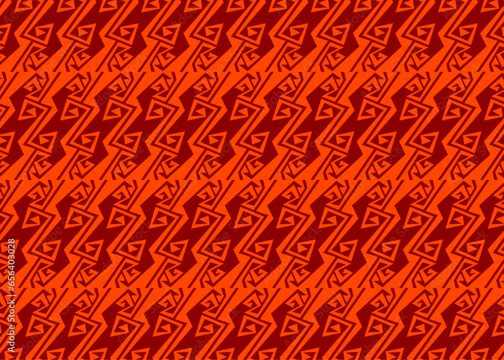 Poster minimalist background with simple ethnic ornament pattern. geometric aztec pattern